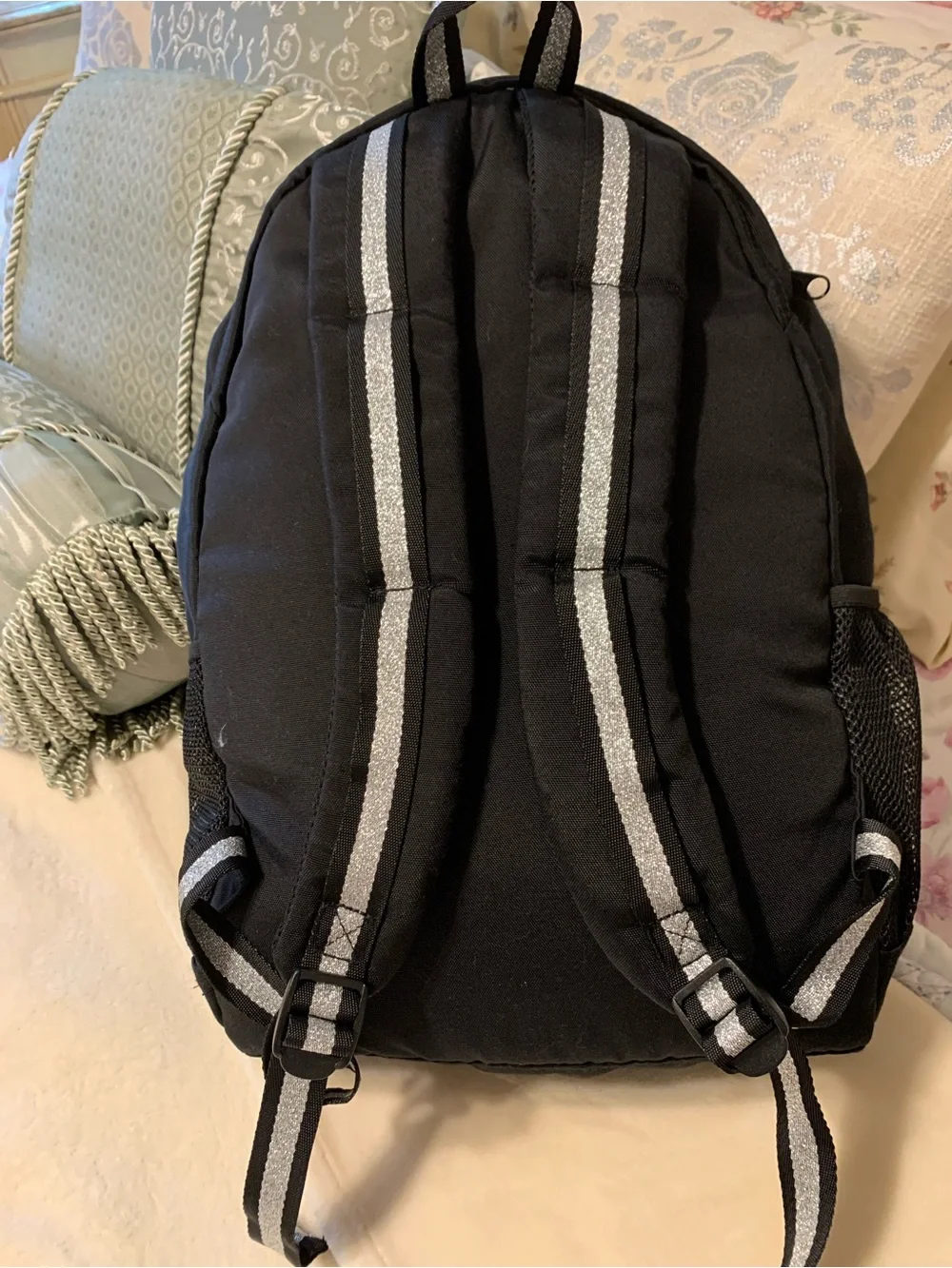 Victoria’s Secret PINK bling iridescent rhinestone campus backpack